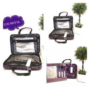 Kestrel purple makeup bag